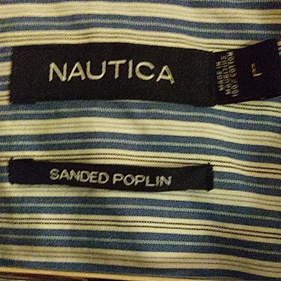 nautica button-down dress shirt new with tags - Picture 3 of 4